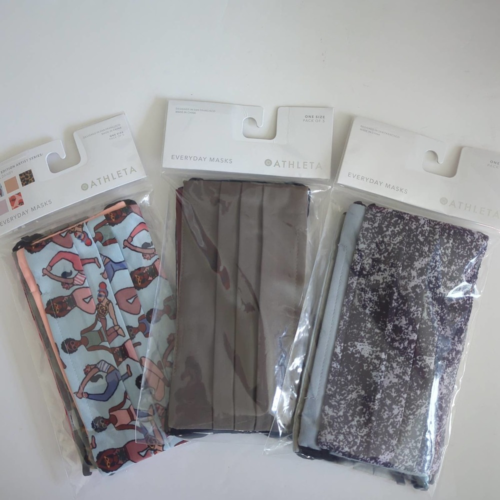 NWT Athleta Everyday Masks 3 pack bundle